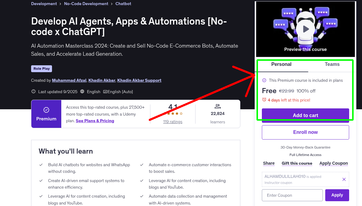 Develop AI Agents, Apps & Automations [No-code x ChatGPT]