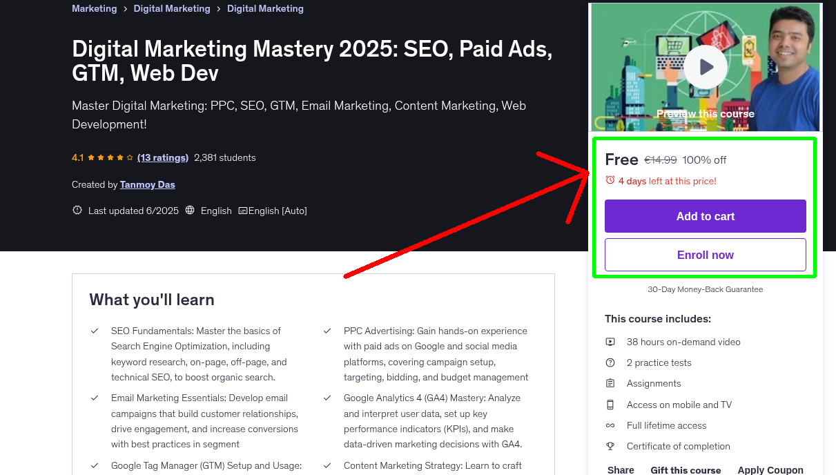 Digital Marketing Mastery 2025: SEO, Paid Ads, GTM, Web Dev