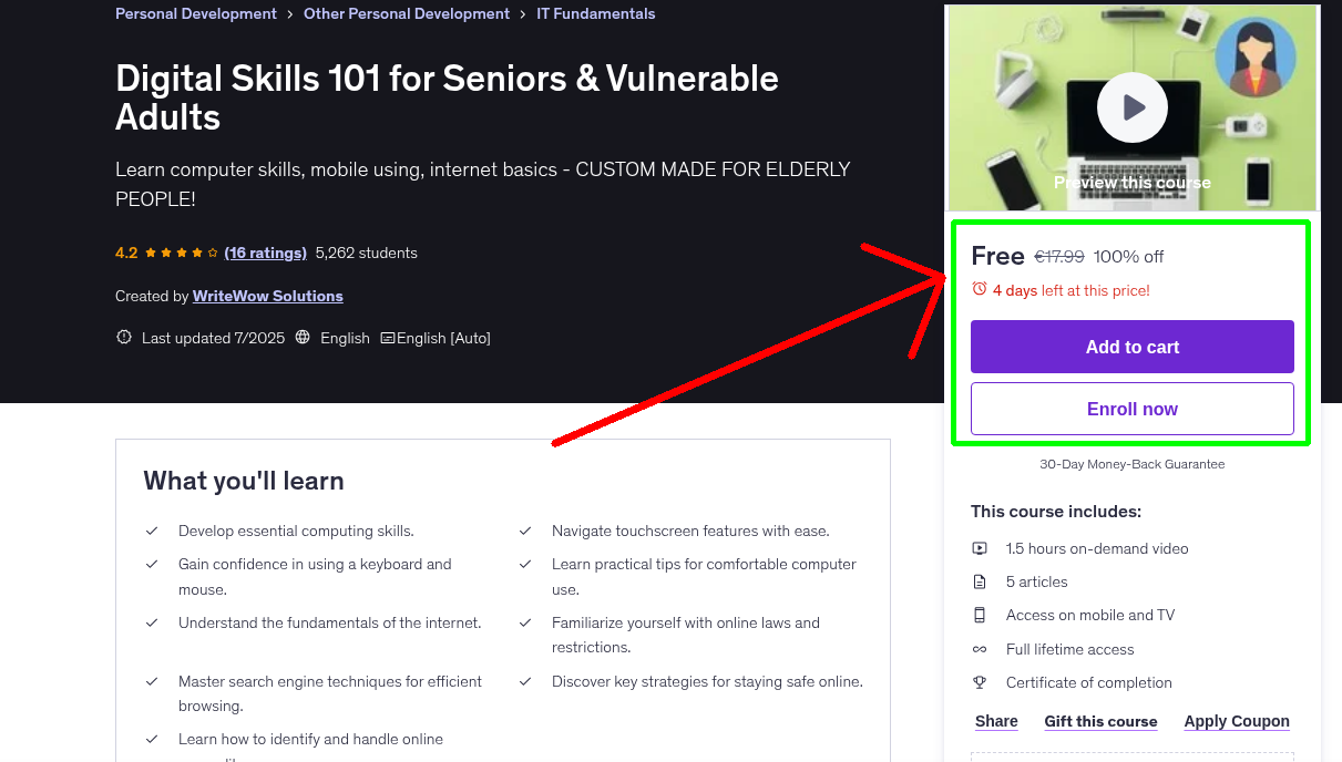 Digital Skills 101 for Seniors & Vulnerable Adults