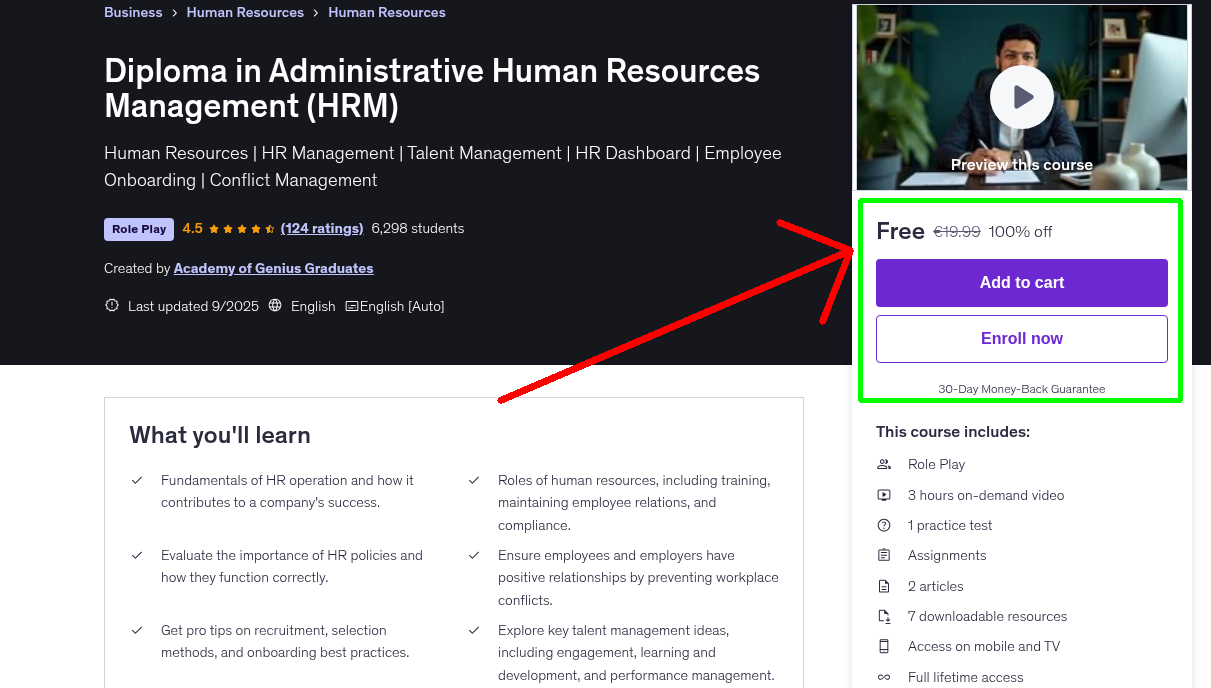 Diploma in Administrative Human Resources Management (HRM)