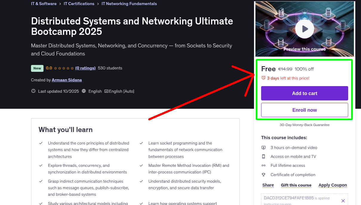 Distributed Systems and Networking Ultimate Bootcamp 2025