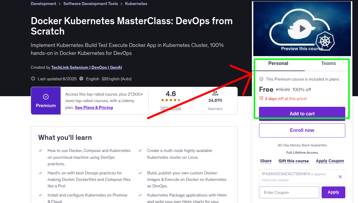 Docker Kubernetes MasterClass: DevOps from Scratch