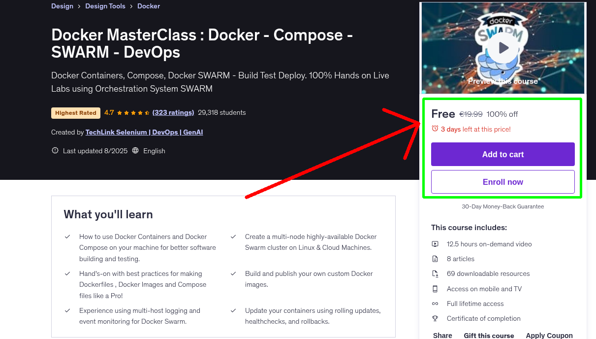 Docker MasterClass : Docker - Compose - SWARM - DevOps