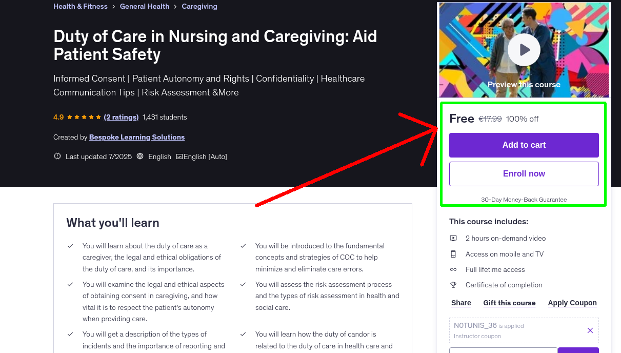 Duty of Care in Nursing and Caregiving: Aid Patient Safety