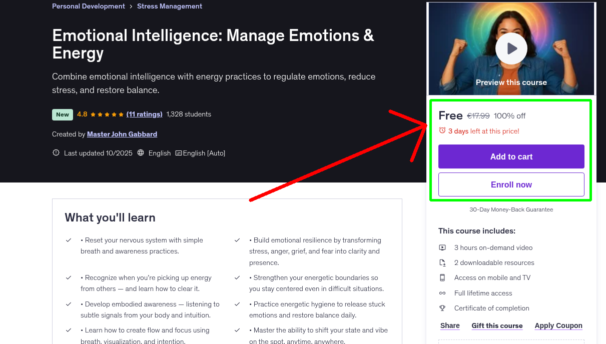 Emotional Intelligence: Manage Emotions & Energy