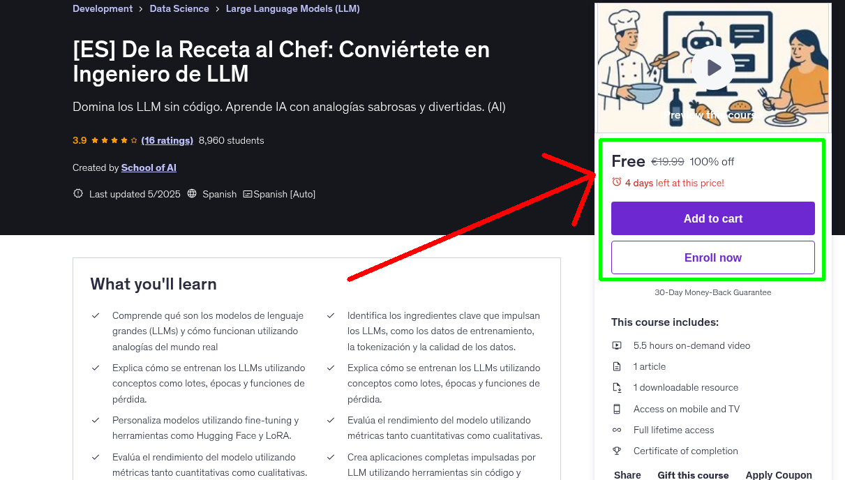 [ES] De la Receta al Chef: Conviértete en Ingeniero de LLM