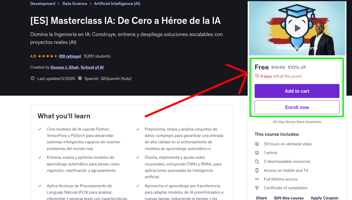 [ES] Masterclass IA: De Cero a Héroe de la IA