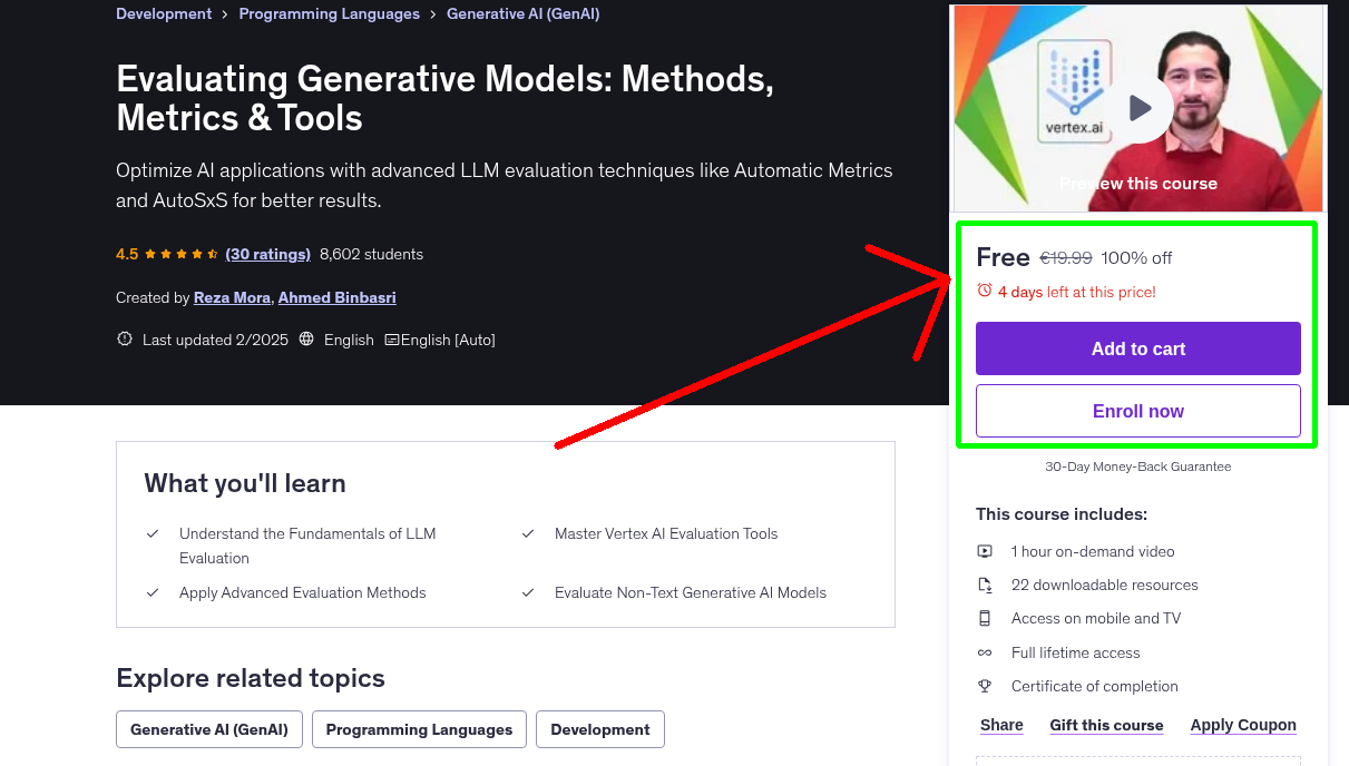 Evaluating Generative Models: Methods, Metrics & Tools