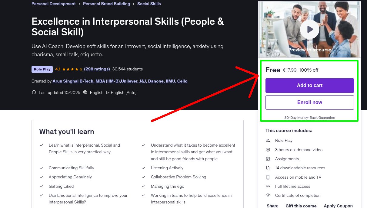 Excellence in Interpersonal Skills (People & Social Skill)