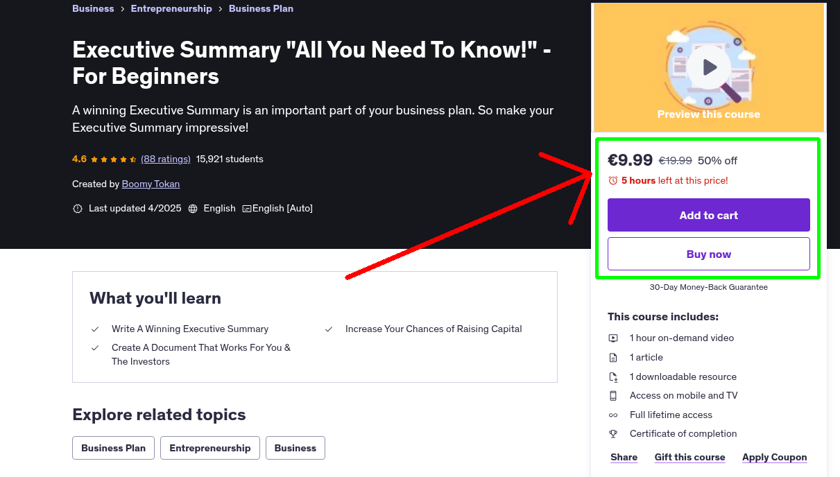 Executive Summary "All You Need To Know!" - For Beginners