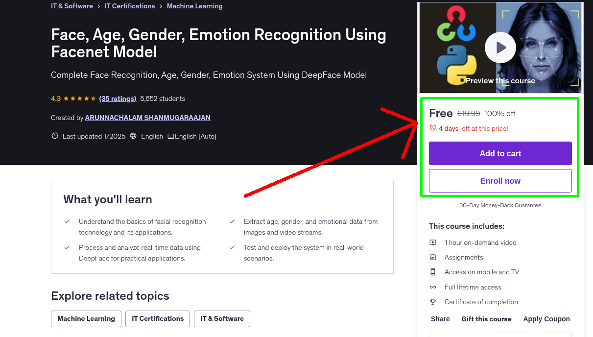 Face, Age, Gender, Emotion Recognition Using Facenet Model