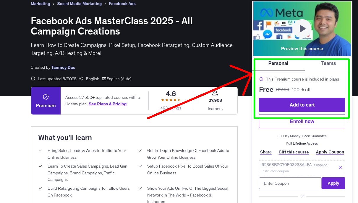 Facebook Ads MasterClass 2025 - All Campaign Creations