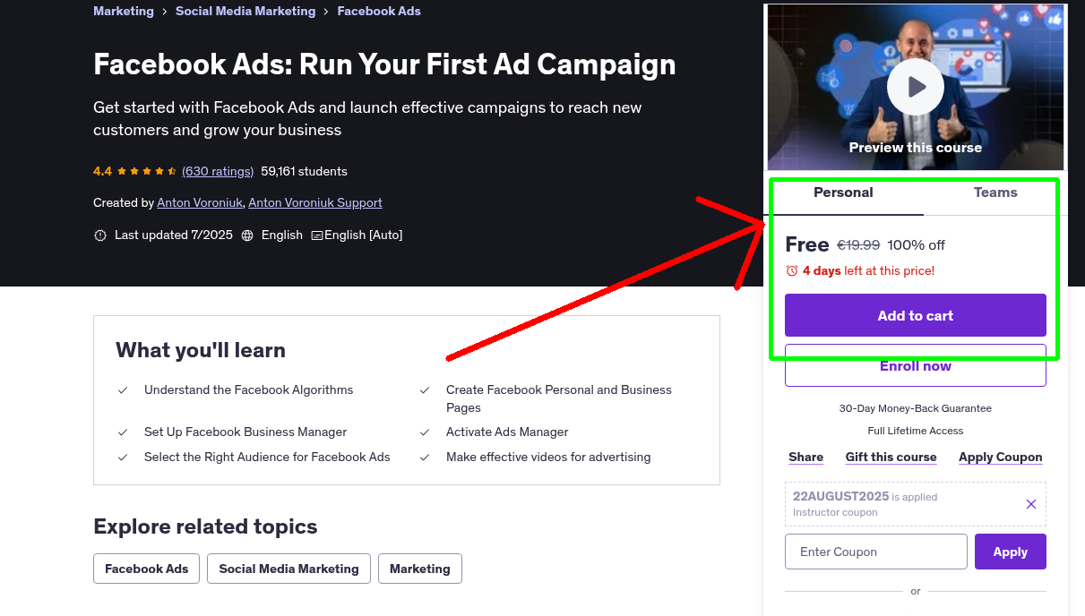 Facebook Ads: Run Your First Ad Campaign
