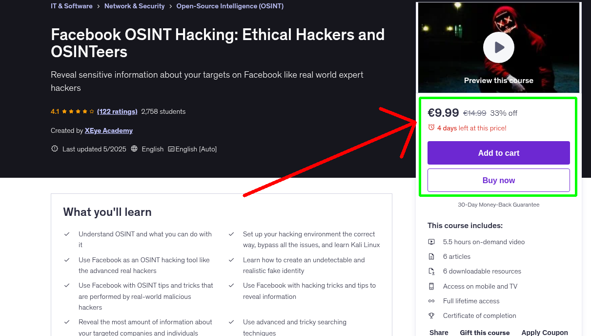 Facebook OSINT Hacking: Ethical Hackers and OSINTeers