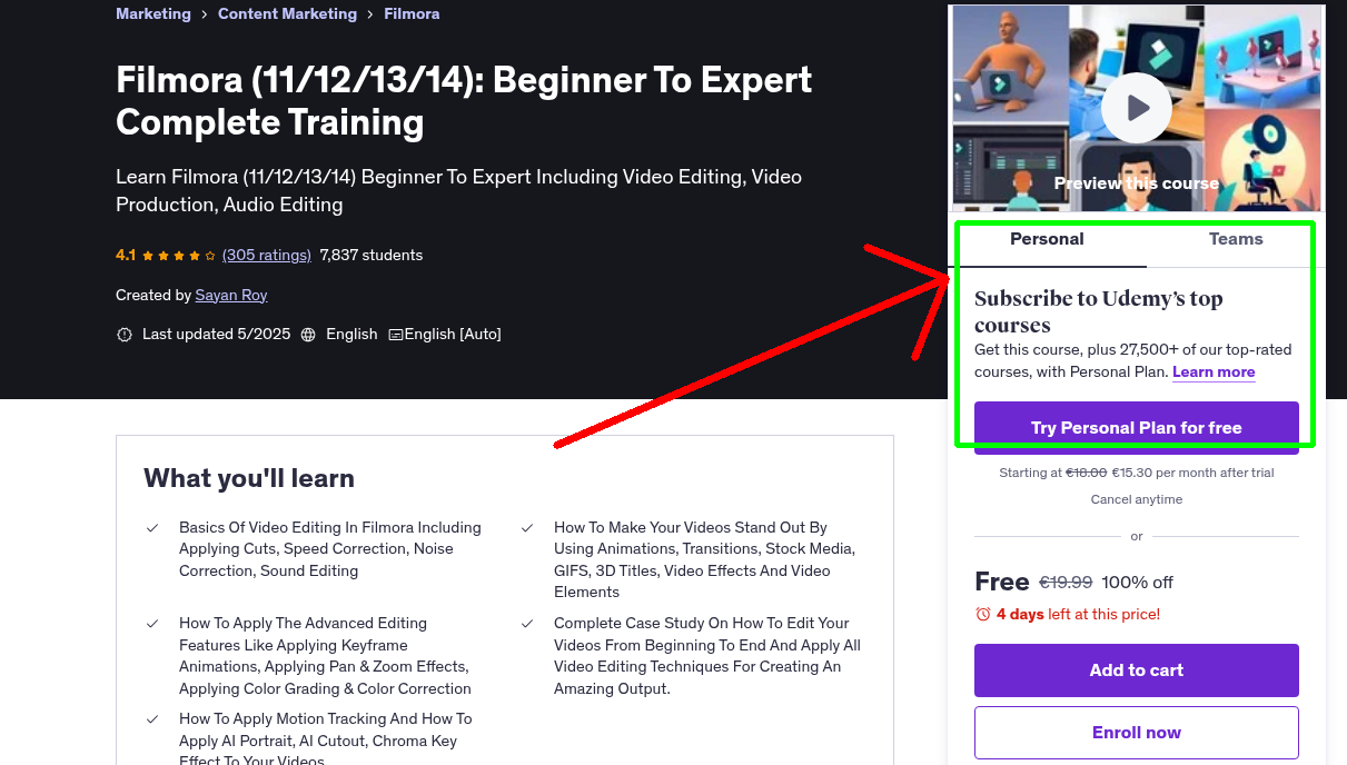 Filmora (11/12/13/14): Beginner To Expert Complete Training