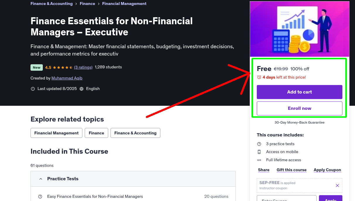 Finance Essentials for Non-Financial Managers – Executive