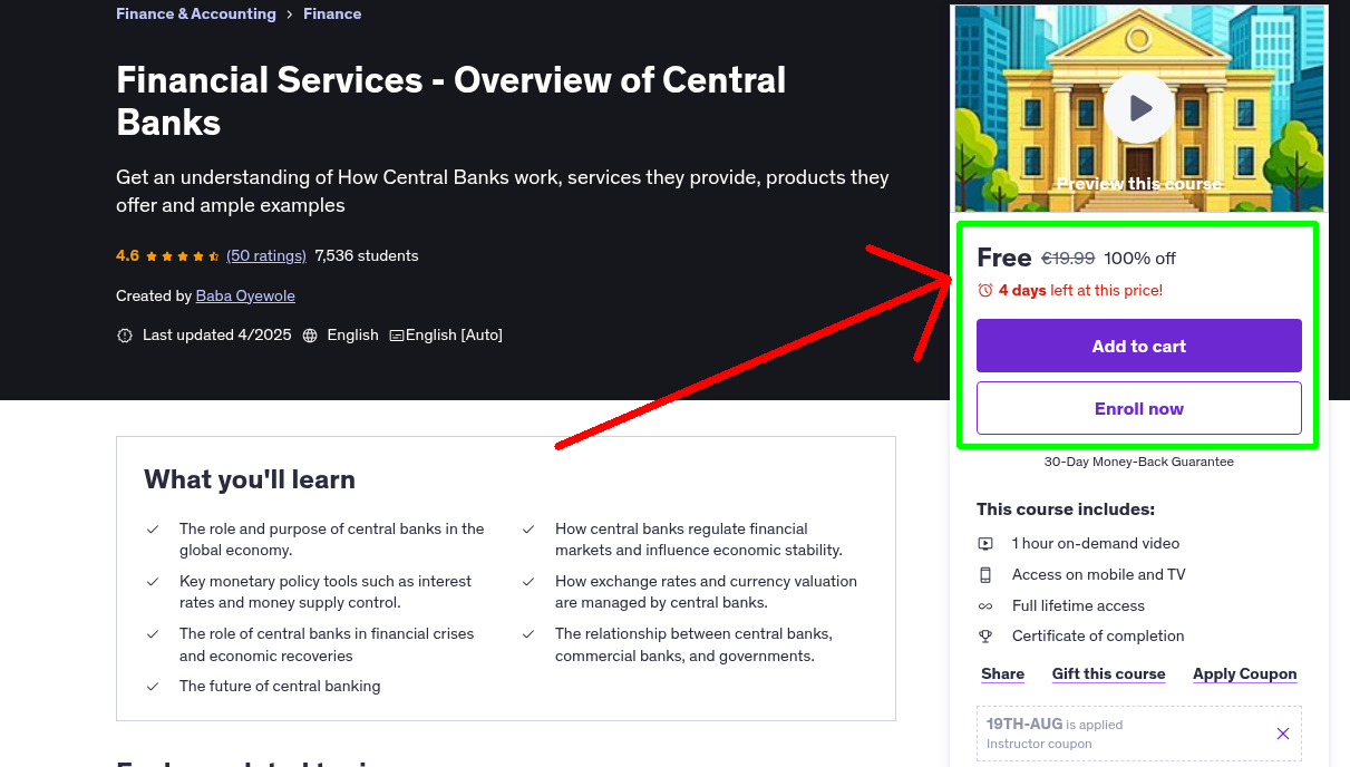Financial Services - Overview of Central Banks