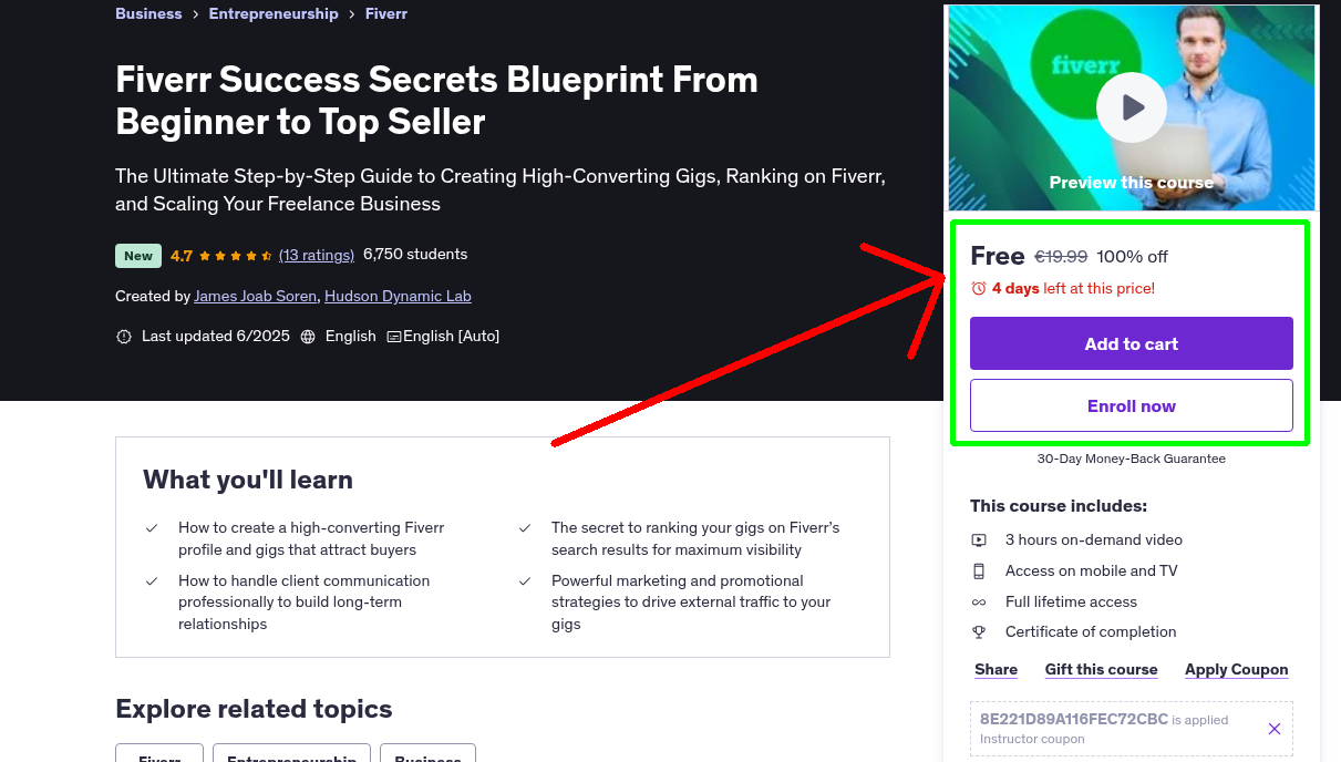 Fiverr Success Secrets Blueprint From Beginner to Top Seller