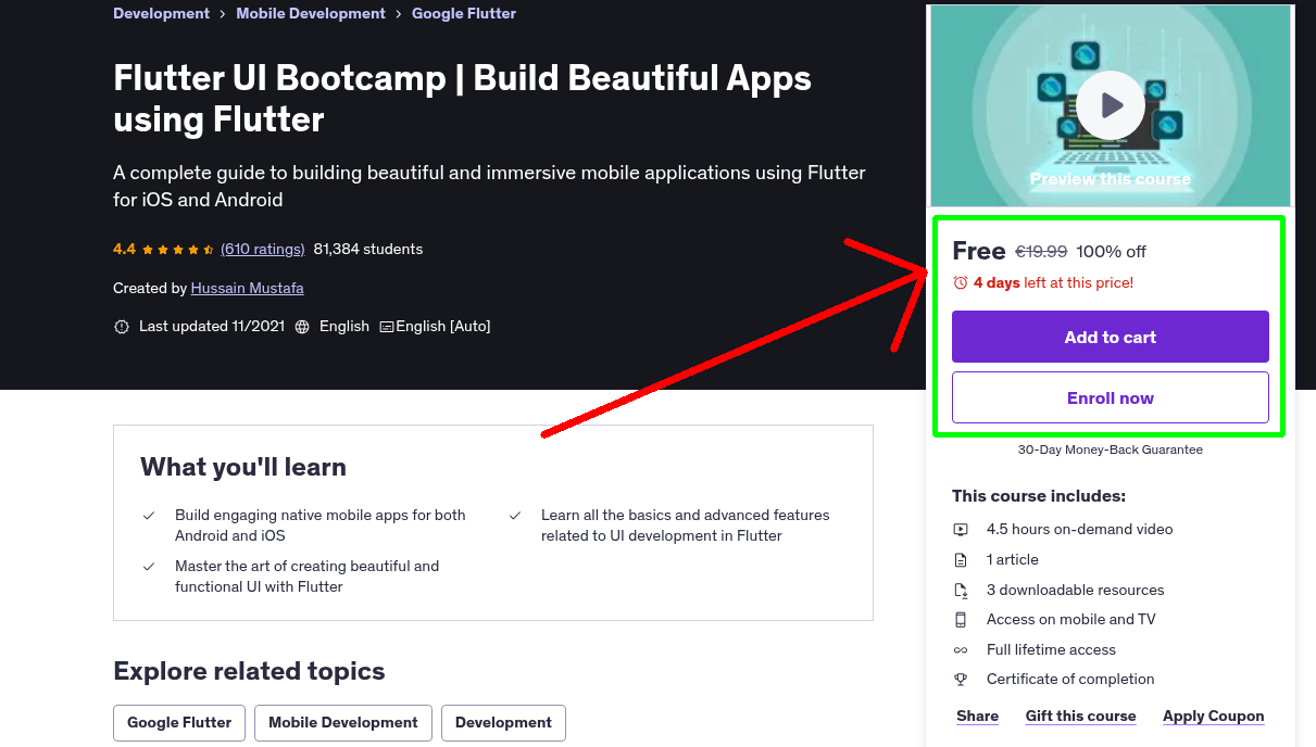Flutter UI Bootcamp | Build Beautiful Apps using Flutter