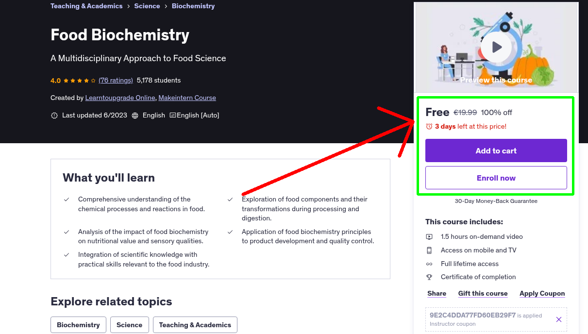 Food Biochemistry