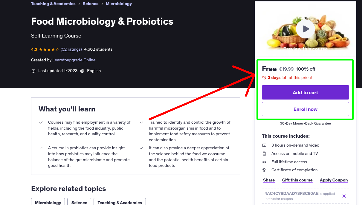 Food Microbiology & Probiotics