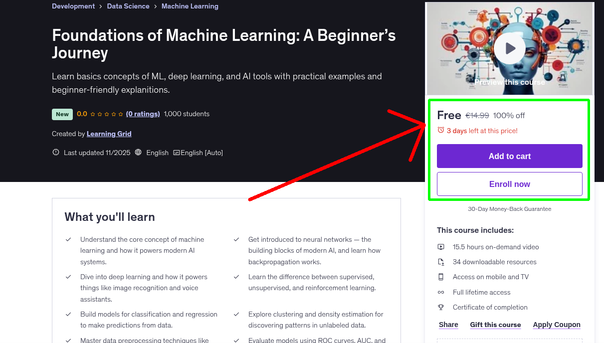 Foundations of Machine Learning: A Beginner’s Journey