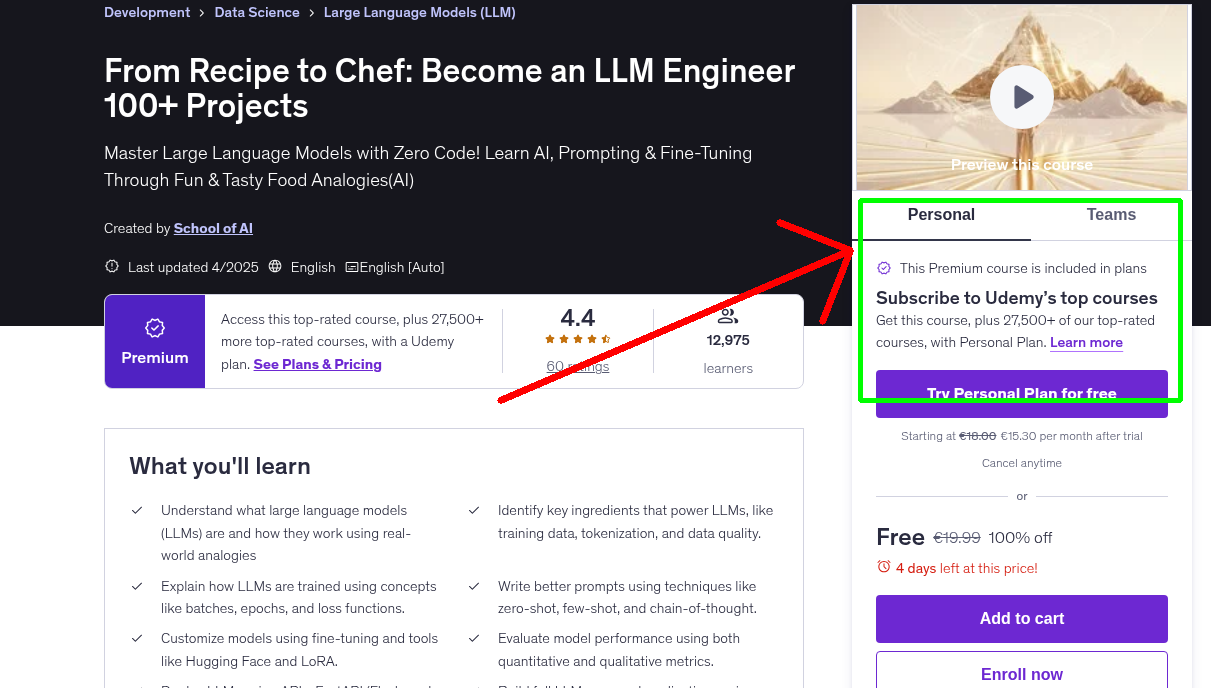 From Recipe to Chef: Become an LLM Engineer 100+ Projects
