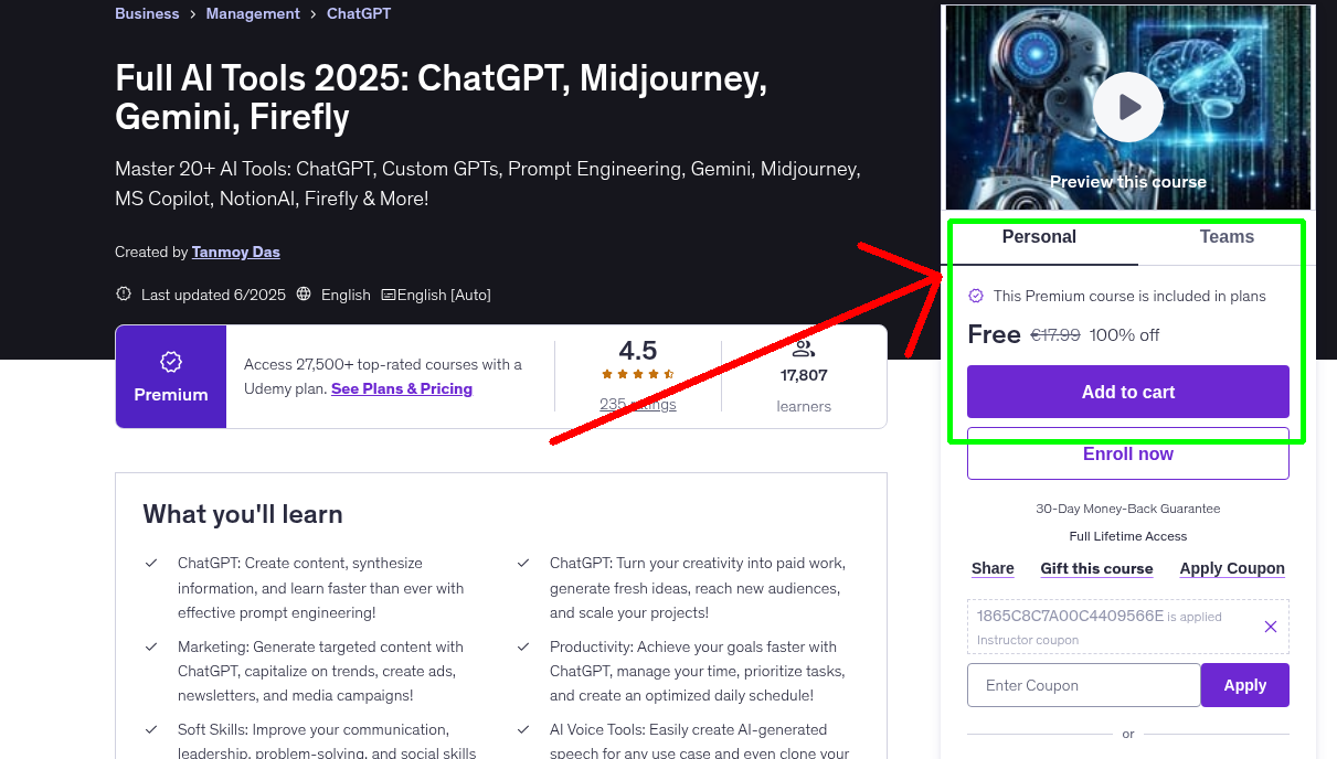 Full AI Tools 2025: ChatGPT, Midjourney, Gemini, Firefly