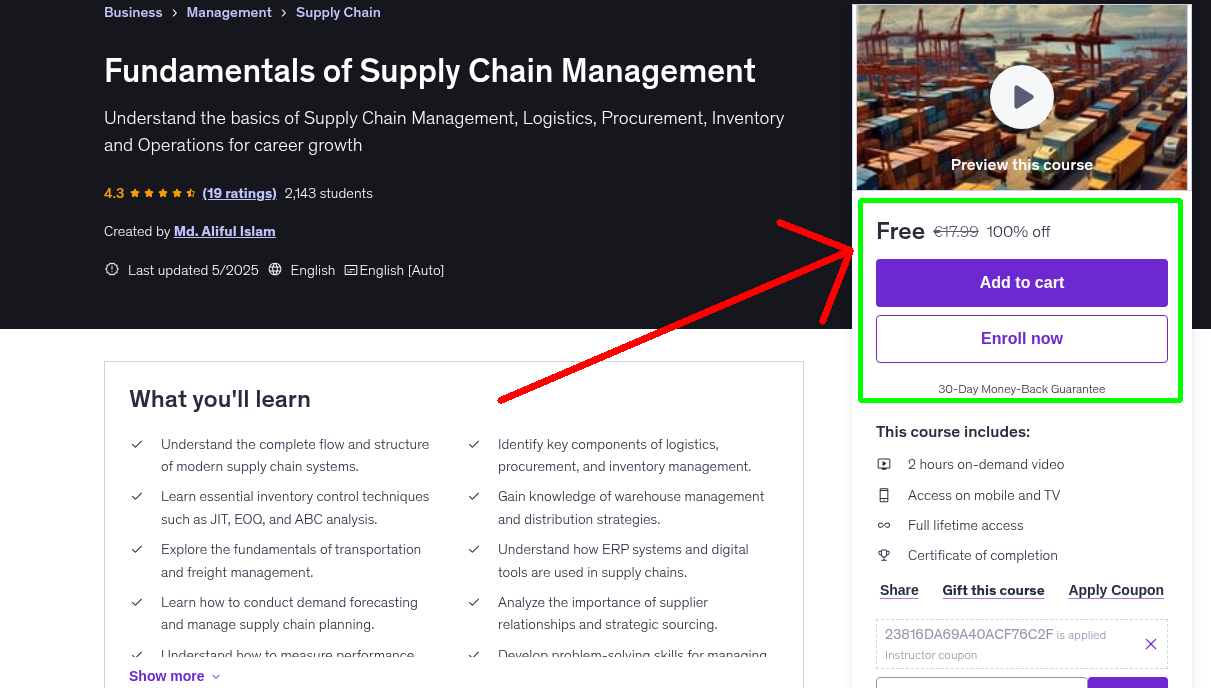 Fundamentals of Supply Chain Management