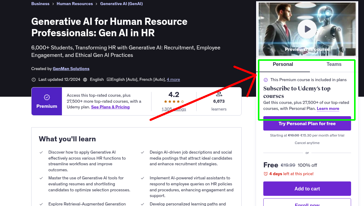 Generative AI for Human Resource Professionals: Gen AI in HR