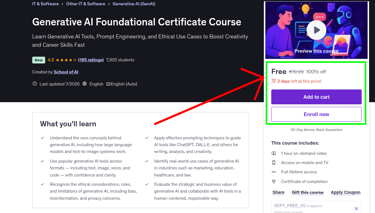 Generative AI Foundational Certificate Course
