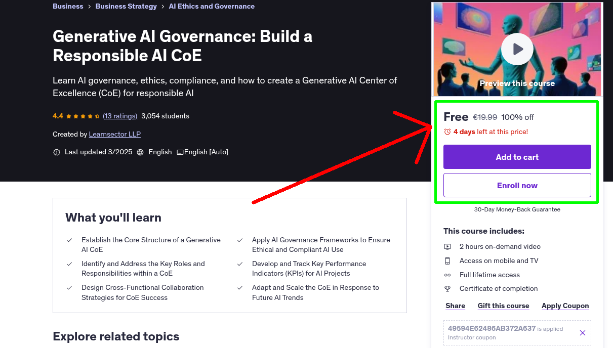 Generative AI Governance: Build a Responsible AI CoE