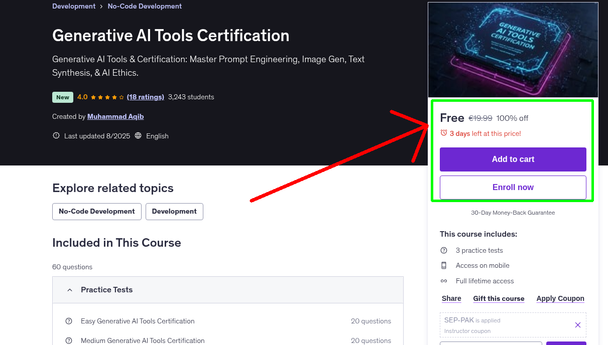 Generative AI Tools Certification