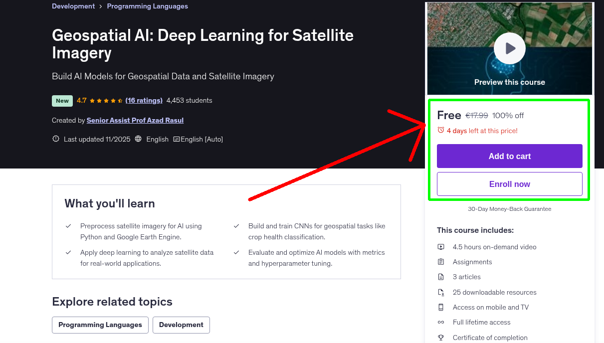 Geospatial AI: Deep Learning for Satellite Imagery