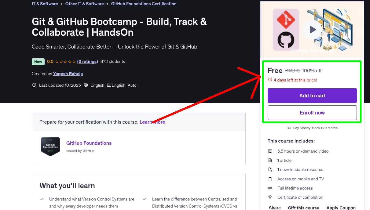 Git & GitHub Bootcamp - Build, Track & Collaborate | HandsOn