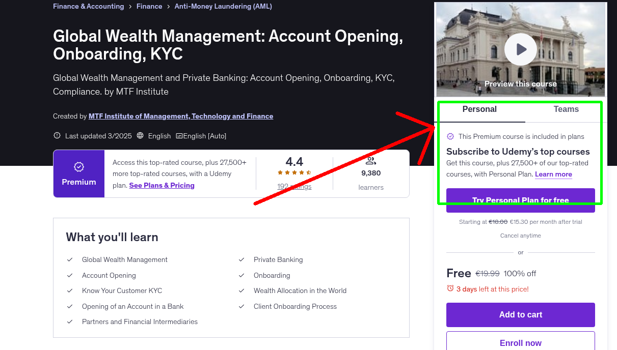 Global Wealth Management: Account Opening, Onboarding, KYC