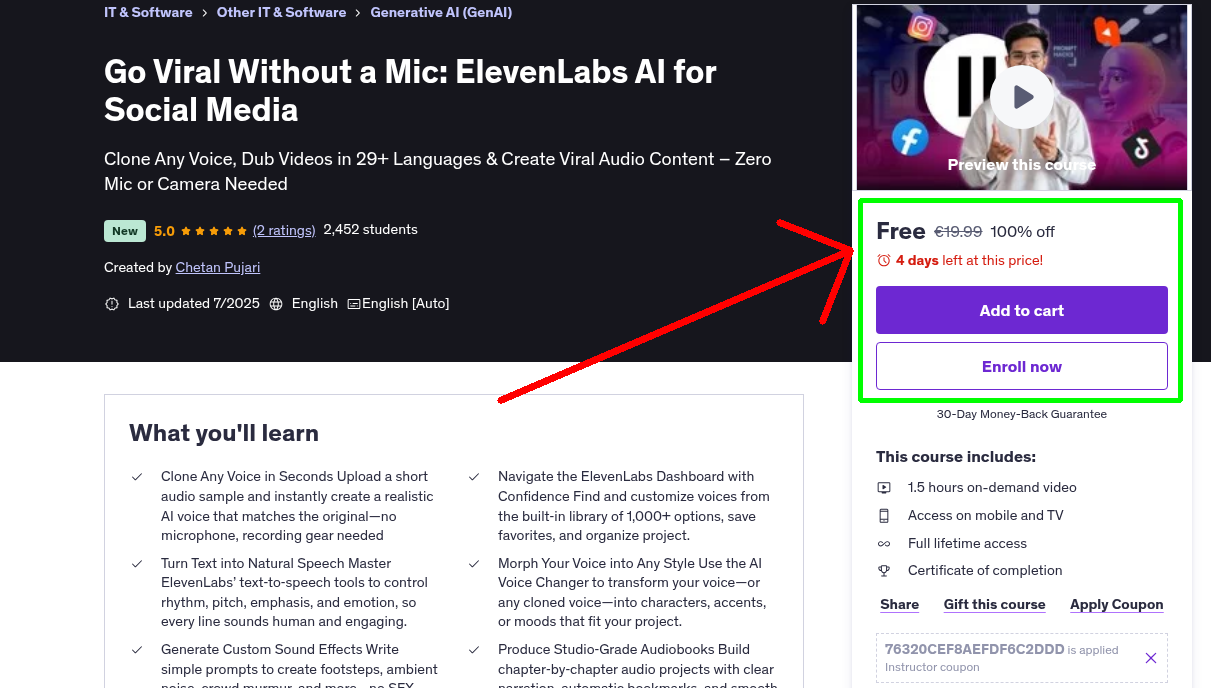 Go Viral Without a Mic: ElevenLabs AI for Social Media