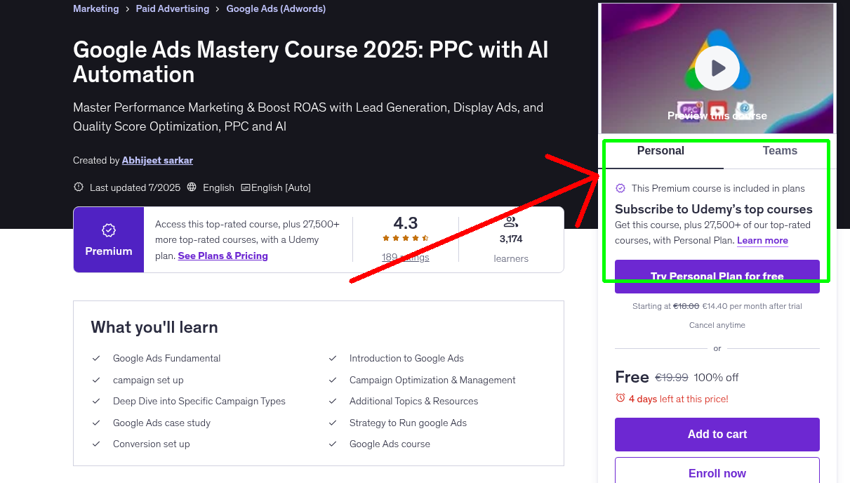 Google Ads Mastery Course 2025: PPC with AI Automation