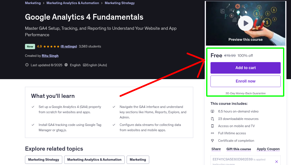 Google Analytics 4 Fundamentals
