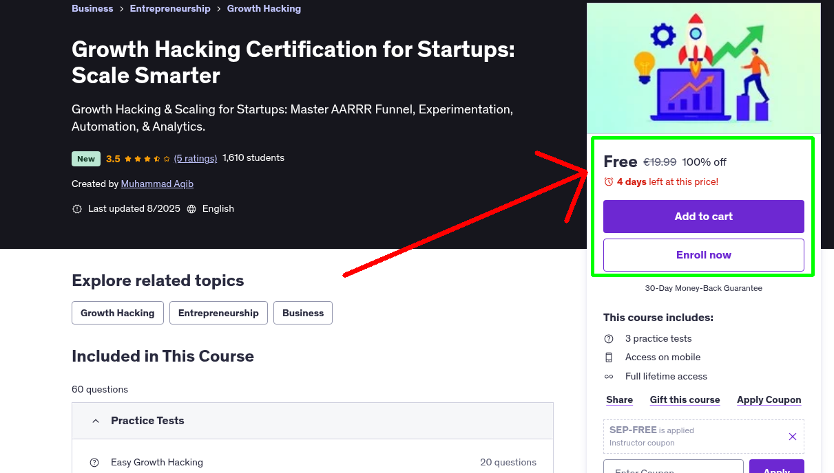Growth Hacking Certification for Startups: Scale Smarter