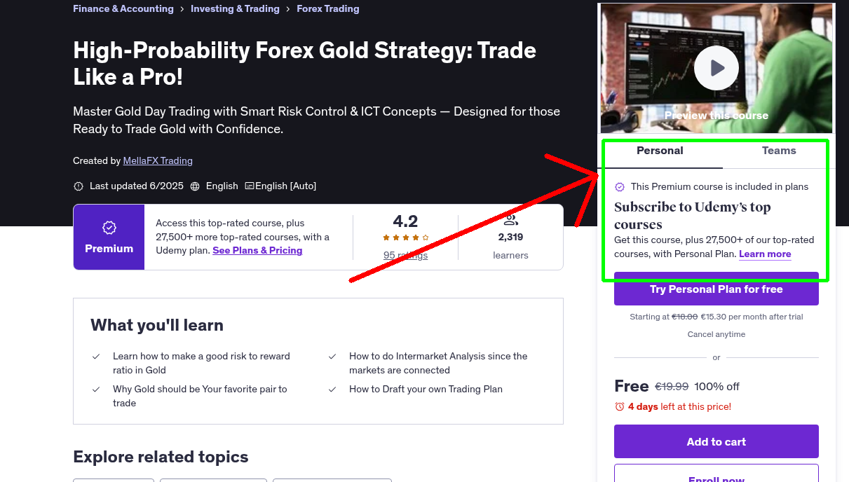 High-Probability Forex Gold Strategy: Trade Like a Pro!