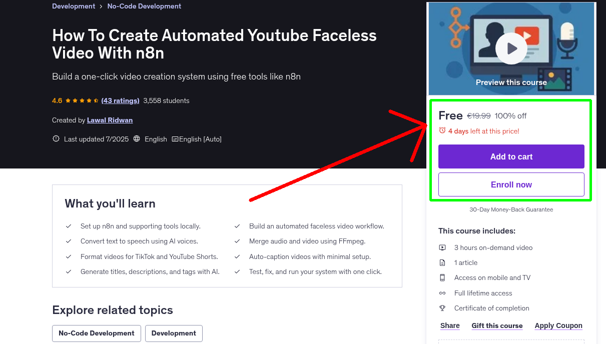 How To Create Automated Youtube Faceless Video With n8n