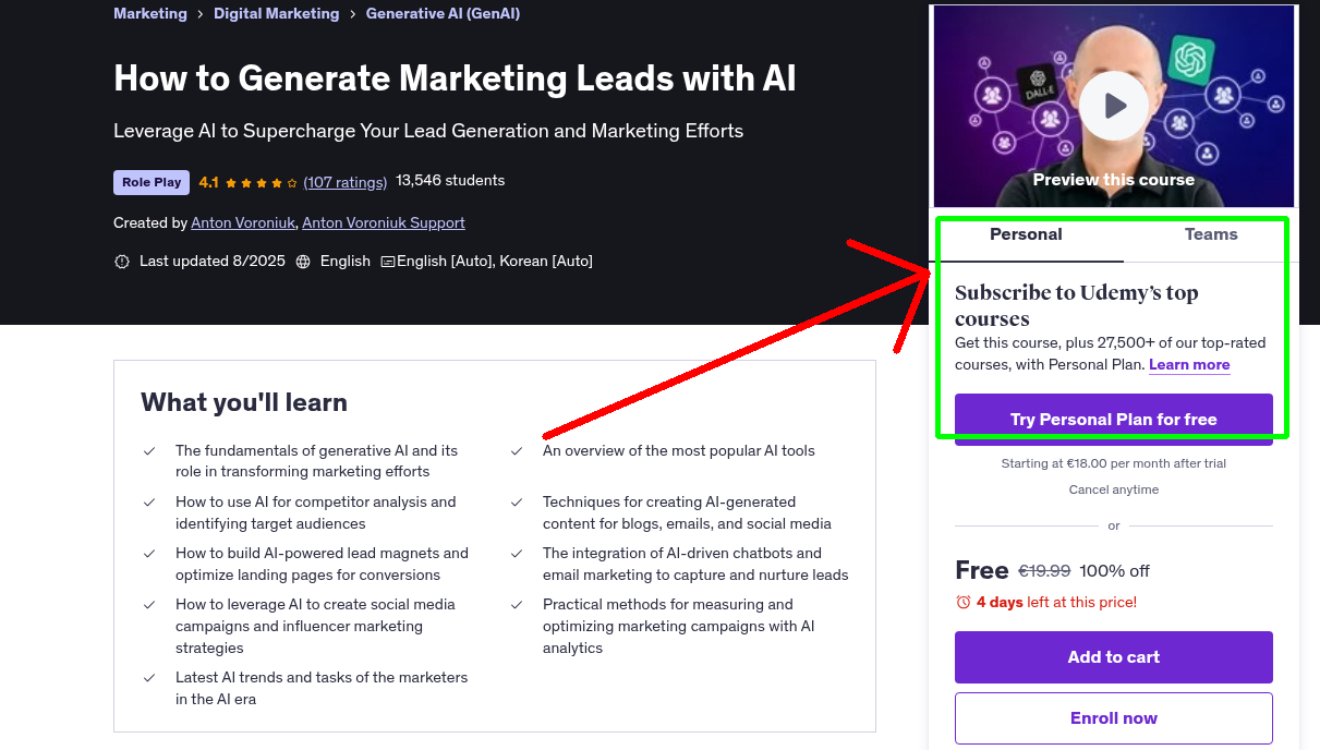 How to Generate Marketing Leads with AI