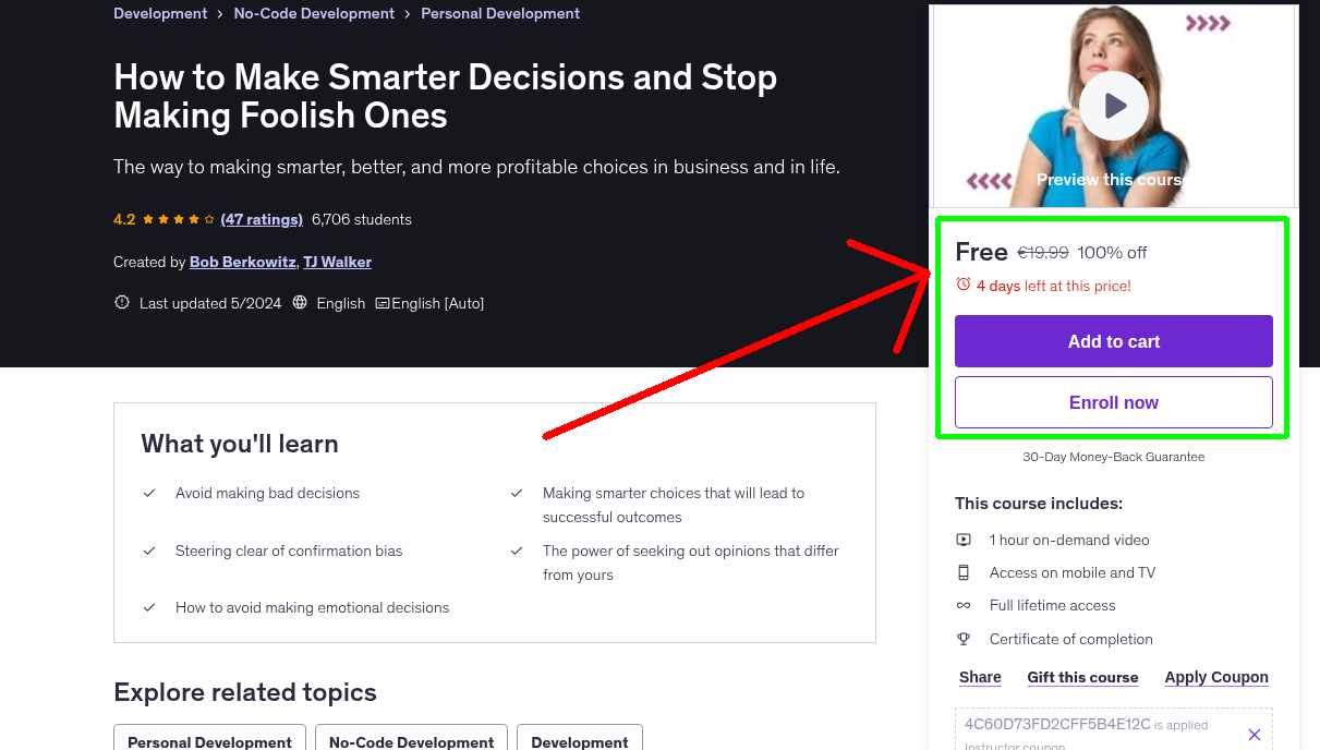 How to Make Smarter Decisions and Stop Making Foolish Ones