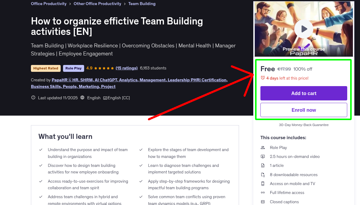 How to organize effictive Team Building activities [EN]