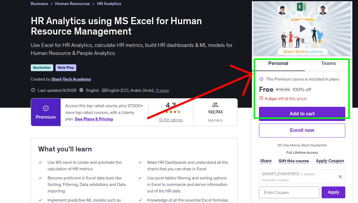 HR Analytics using MS Excel for Human Resource Management