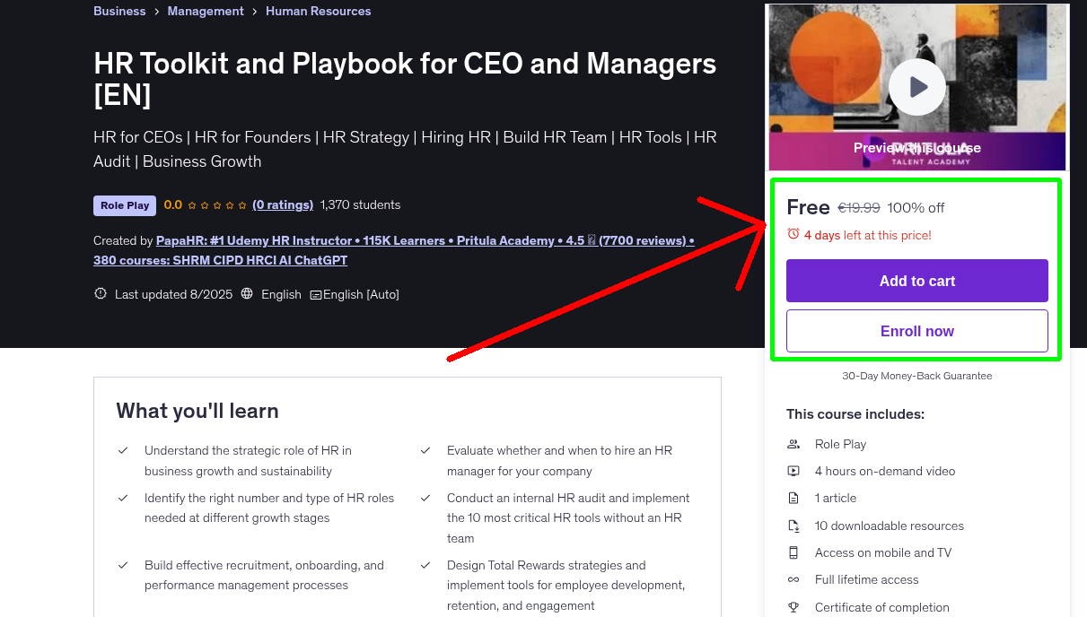 HR Toolkit and Playbook for CEO and Managers [EN]