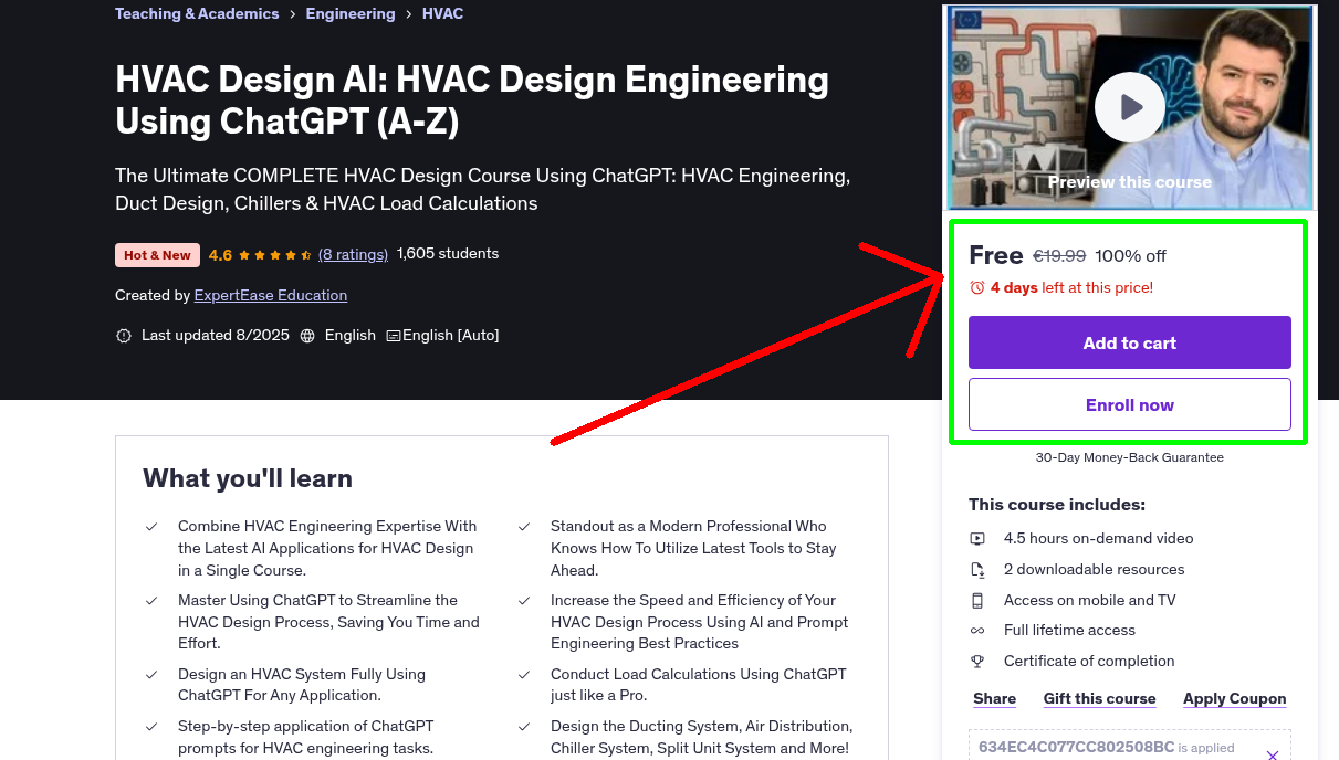 HVAC Design AI: HVAC Design Engineering Using ChatGPT (A-Z)