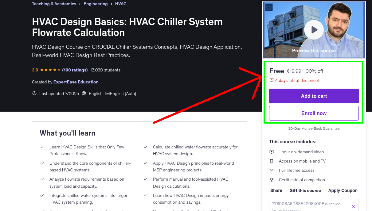 HVAC Design Basics: HVAC Chiller System Flowrate Calculation