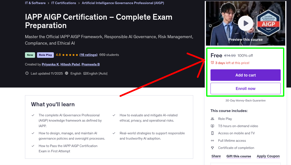 IAPP AIGP Certification – Complete Exam Preparation
